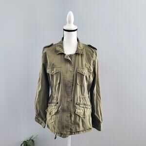 Lily Aldridge For Velvet Ruby Military Inspired Jacket M